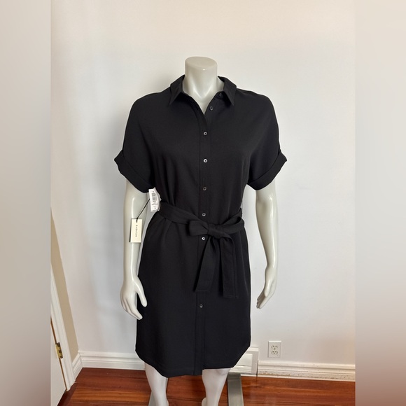New with tags - BABATON (Aritzia) Glen dress in Black. Small - Picture 8 of 9